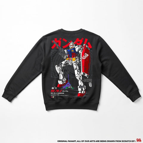 Eva Unit-01 VS RX-78-2 Anime Crossover Evangelion Gundam Cre - on model - unisex fit | Zewearsy Store