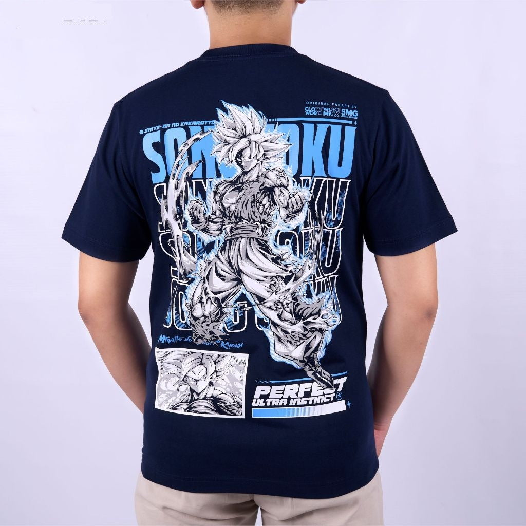 Son Goku Perfect Ultra Instinct Dragonball - on model - unisex fit | Zewearsy Store