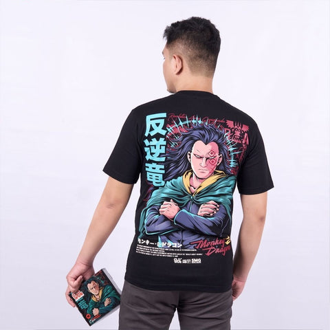 Monkey D. Dragon Revolutionary Army One Piece - model wearing streetwear look | Zewearsy Store