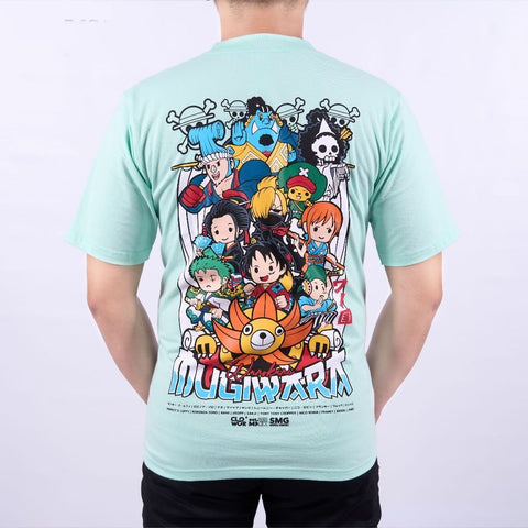 Chibi Strawhat Pirates Wano Arc One Piece - model wearing streetwear look | Zewearsy Store