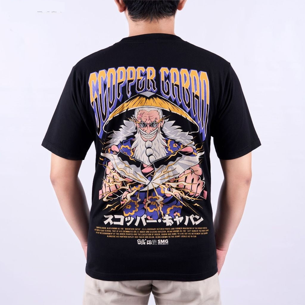Scopper Gaban Mountain-Eater Roger Pirates One Piece - on model - unisex fit | Zewearsy Store
