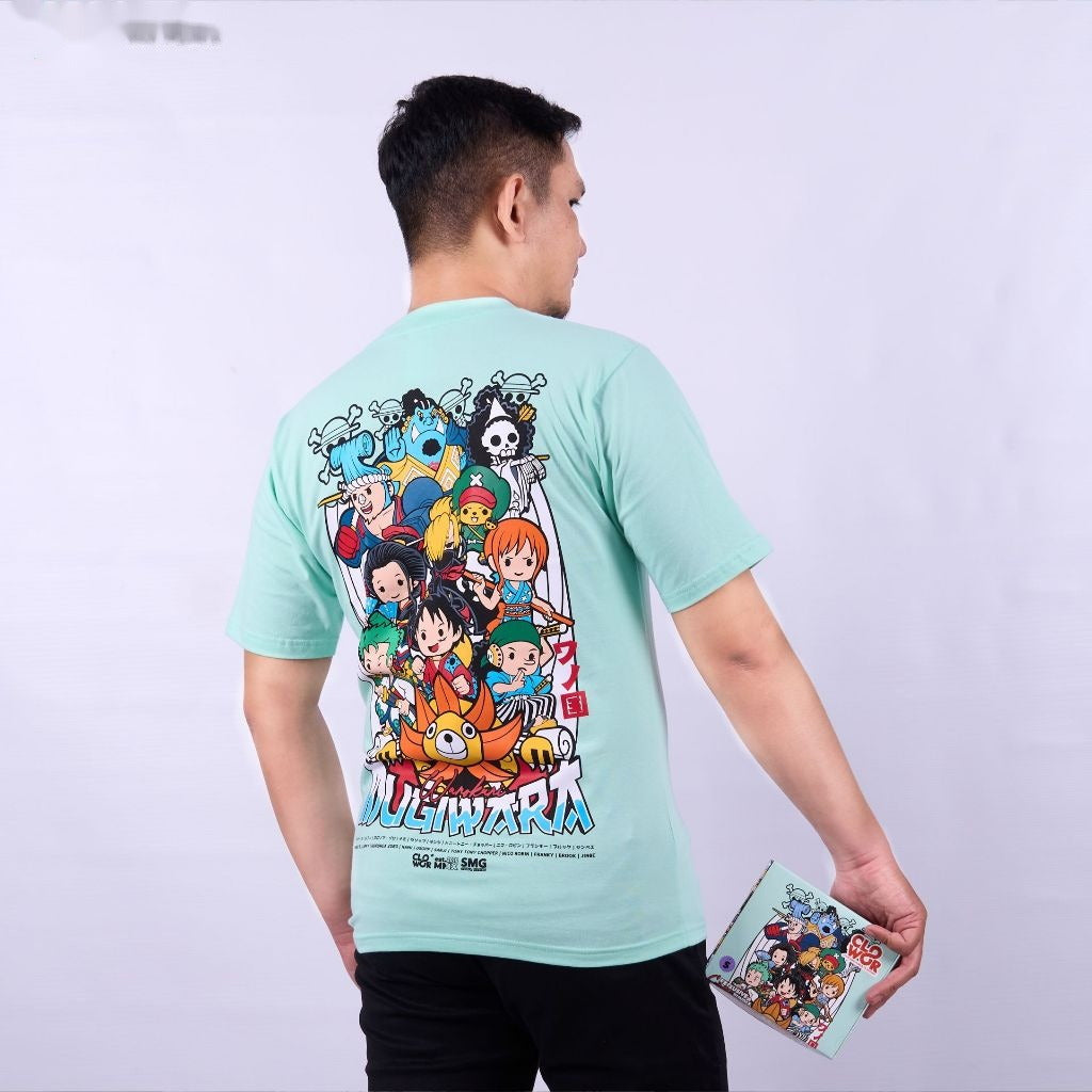 Chibi Strawhat Pirates Wano Arc One Piece - full front view | Zewearsy Store