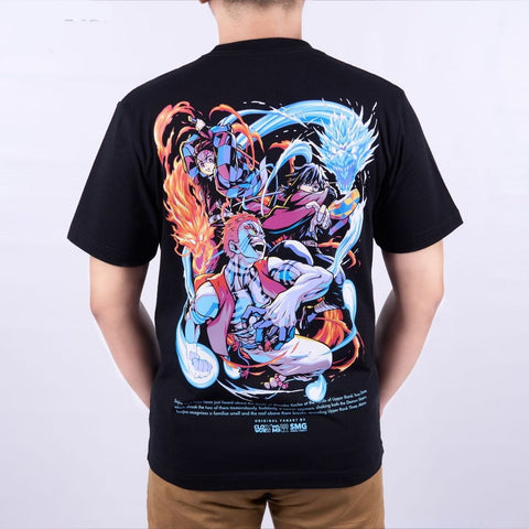 Demon Slayer Infinity Castle Tanjiro Giyuu Akaza Kimetsu no  - on model - unisex fit | Zewearsy Store