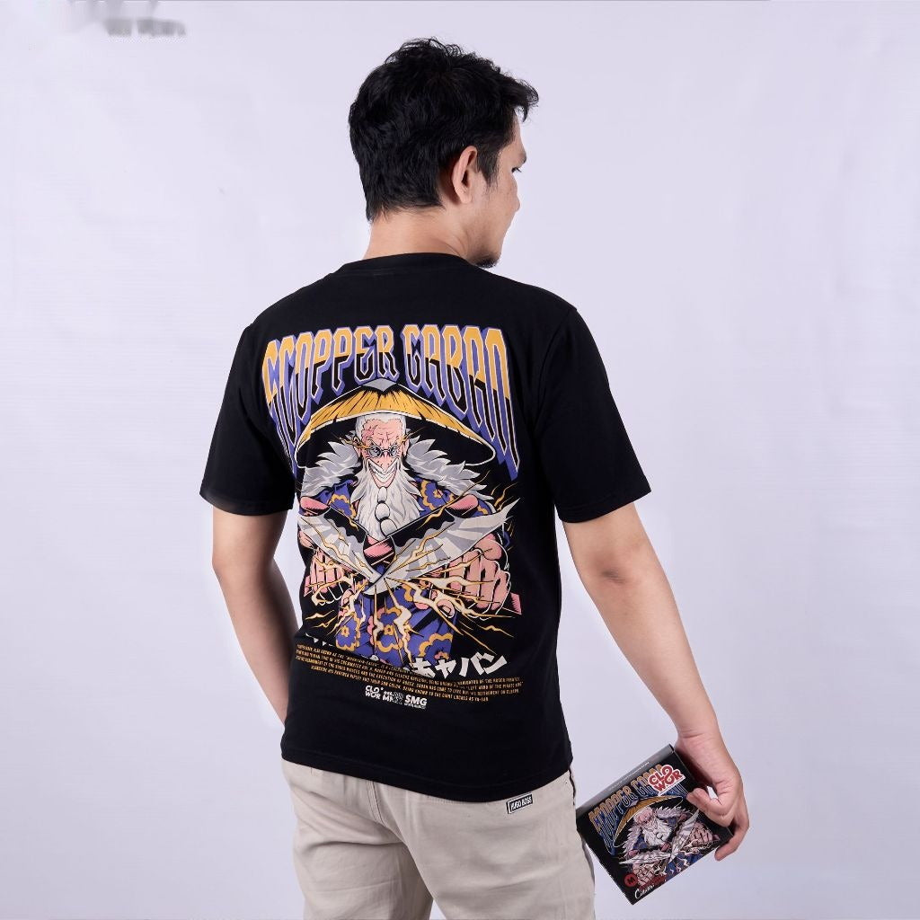 Scopper Gaban Mountain-Eater Roger Pirates One Piece - model wearing streetwear look | Zewearsy Store