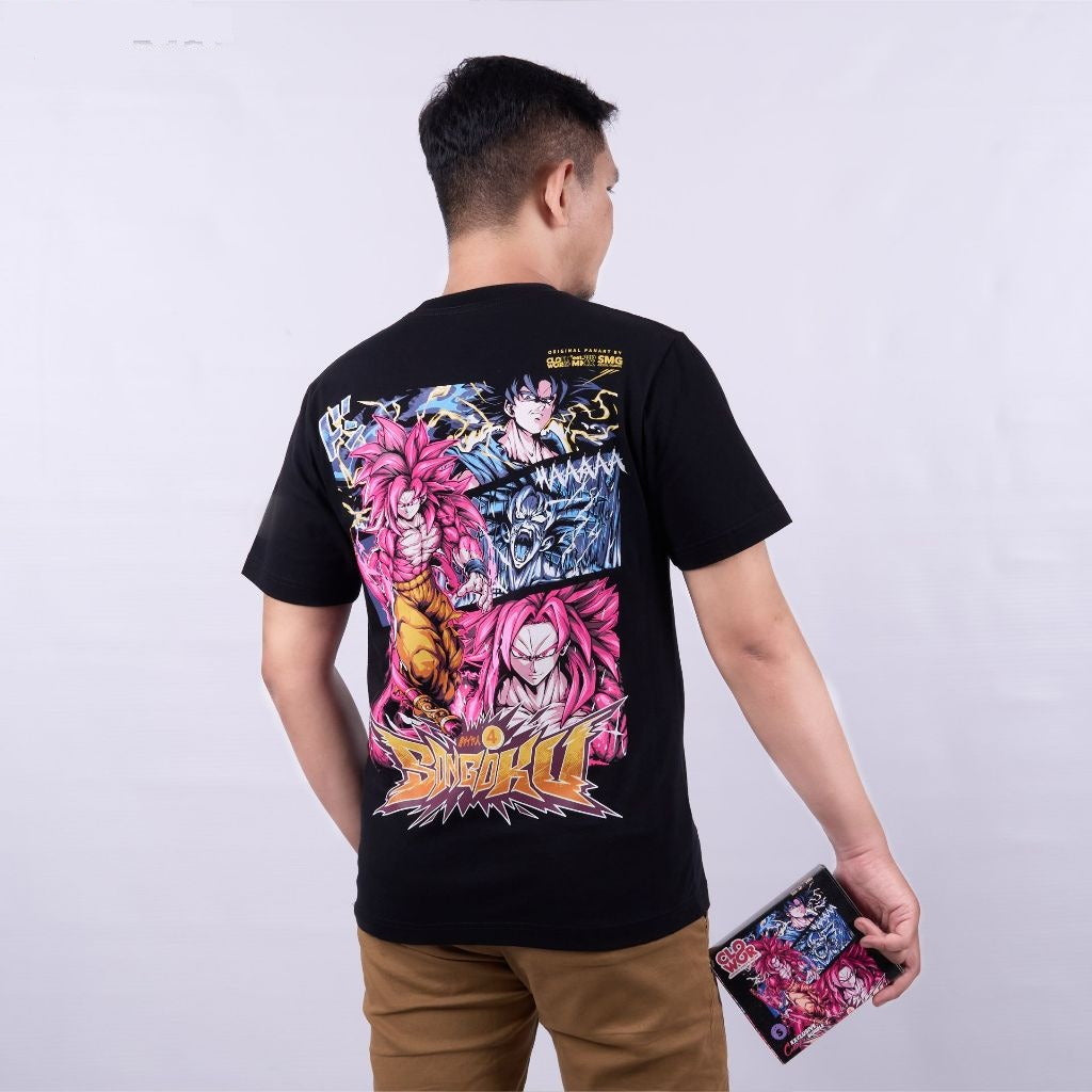 Son Goku Super Saiyan 4 Dragon Ball GT - model wearing streetwear look | Zewearsy Store
