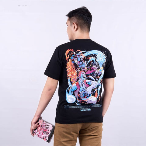 Demon Slayer Infinity Castle Tanjiro Giyuu Akaza Kimetsu no  - model wearing streetwear look | Zewearsy Store