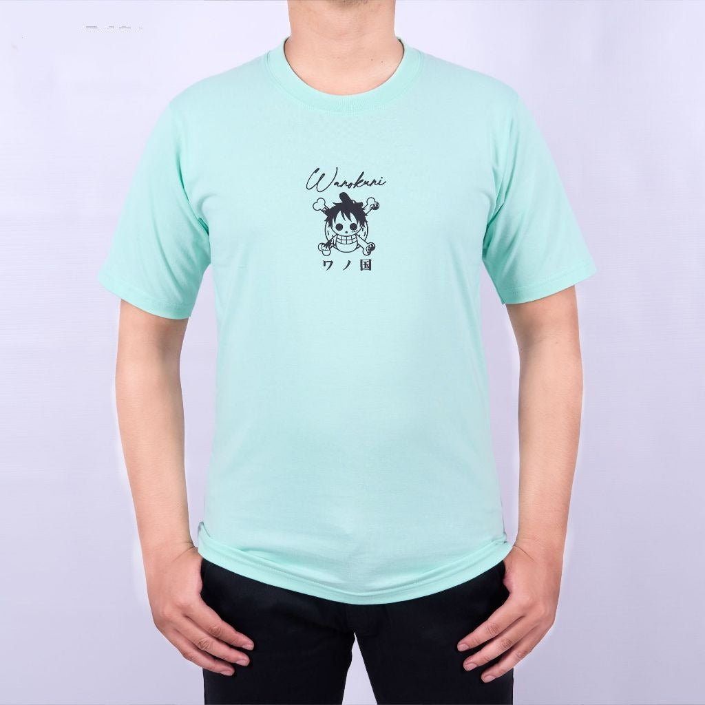 Chibi Strawhat Pirates Wano Arc One Piece - on model - unisex fit | Zewearsy Store