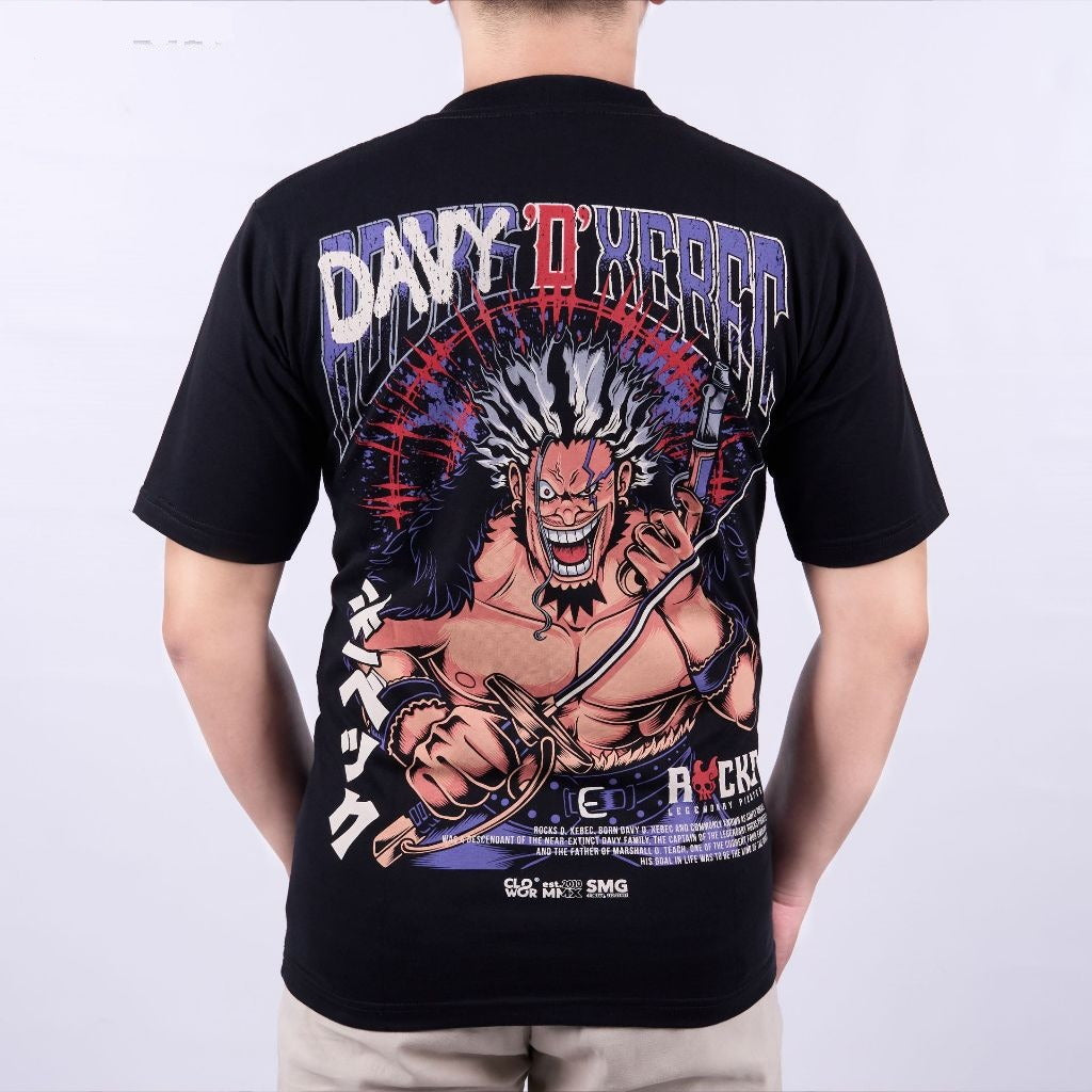 Rocks D. Xebec Davy D. Xebec Rock Pirates One Piece - on model - unisex fit | Zewearsy Store