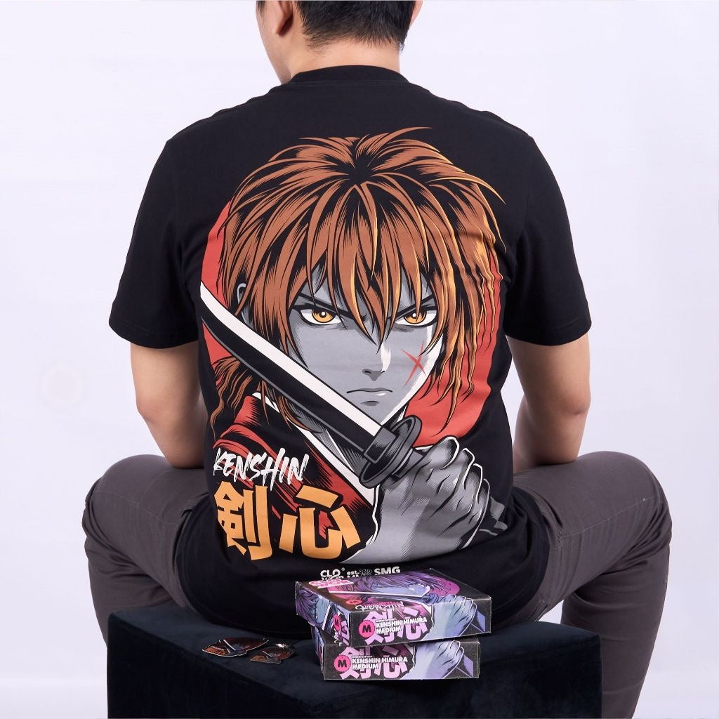 Samurai X Himura Kenshin Rurouni Kenshin - anime t-shirt front design | Zewearsy Store
