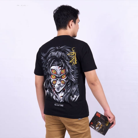 Kokushibo Upper Rank One Kimetsu no Yaiba Demon Slayer - model wearing streetwear look | Zewearsy Store