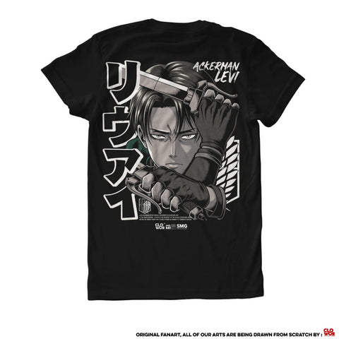 Levi Ackerman Attack on Titan Shingeki no Kyojin - full front view | Zewearsy Store