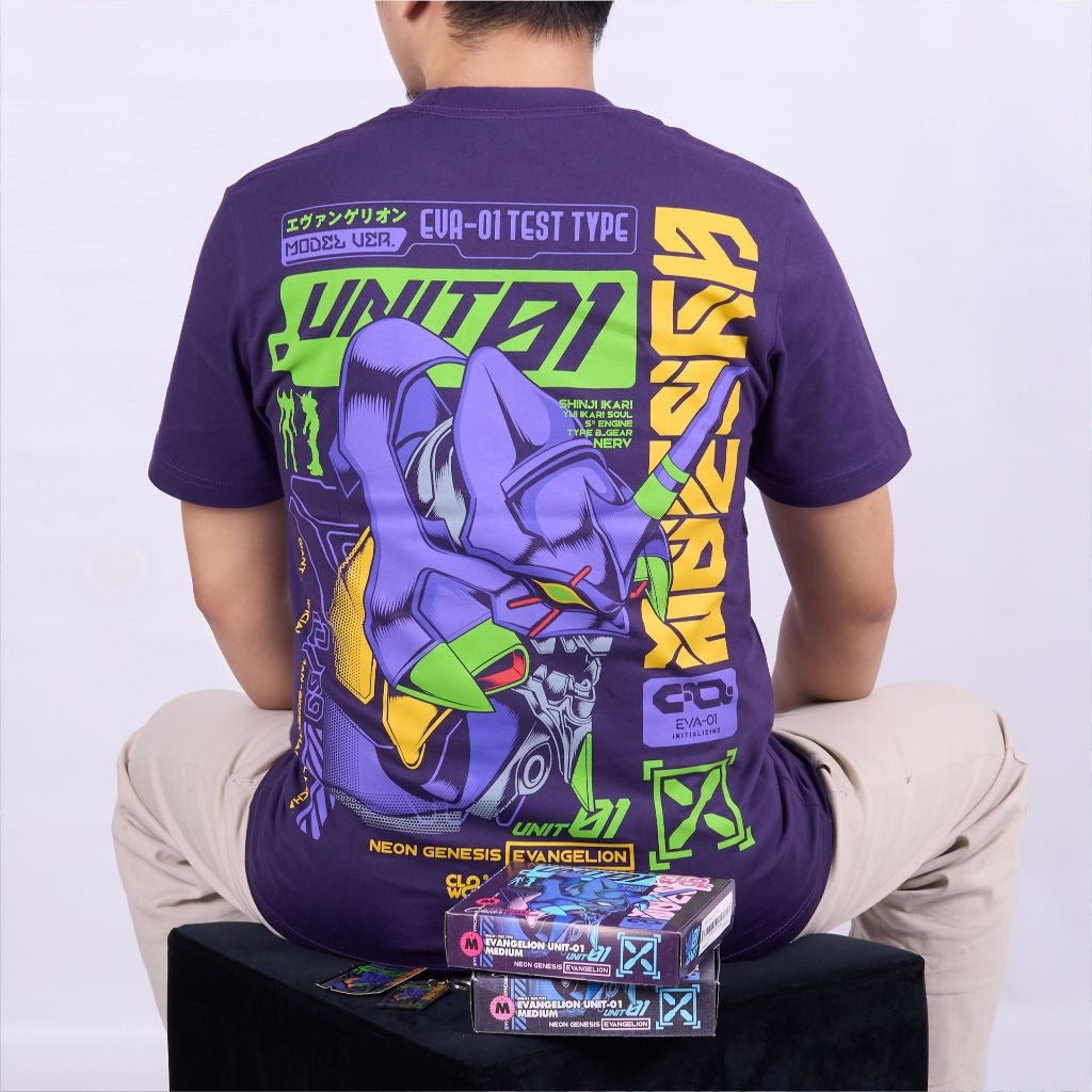 Evangelion Unit 01 Ayanami Rei Neon Genesis Evangelion - anime t-shirt front design | Zewearsy Store