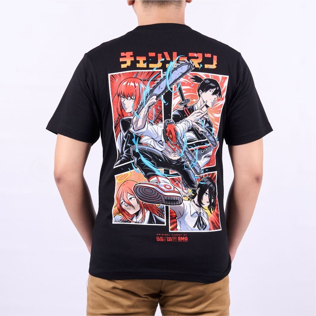 Chainsawman Denji Aki Makima Angel Reze Chainsaw Man - on model - unisex fit | Zewearsy Store