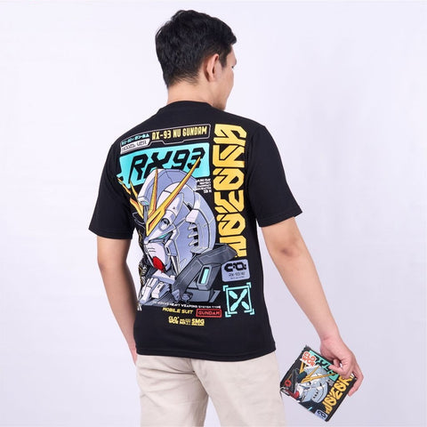 RX-93 Nu Amuro Ray Mobile Suit Gundam: Char's Counterattack - model wearing streetwear look | Zewearsy Store