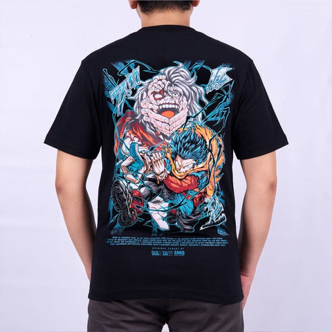 Deku vs Shigaraki Tomura Midoriya Izuku My Hero Academia - on model - unisex fit | Zewearsy Store