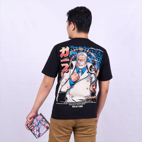 Monkey D. Garp Hero of the Marines Vice Admiral One Piece - on model - unisex fit | Zewearsy Store