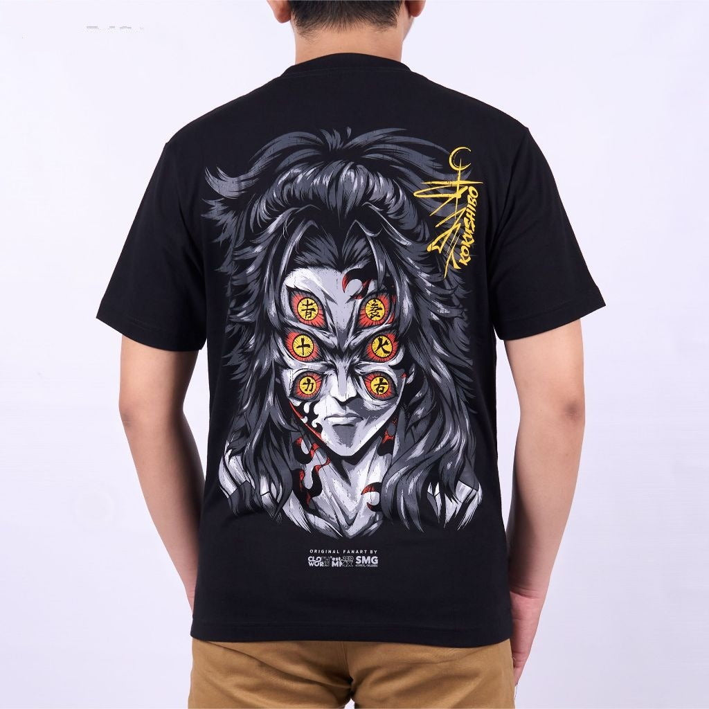 Kokushibo Upper Rank One Kimetsu no Yaiba Demon Slayer - on model - unisex fit | Zewearsy Store