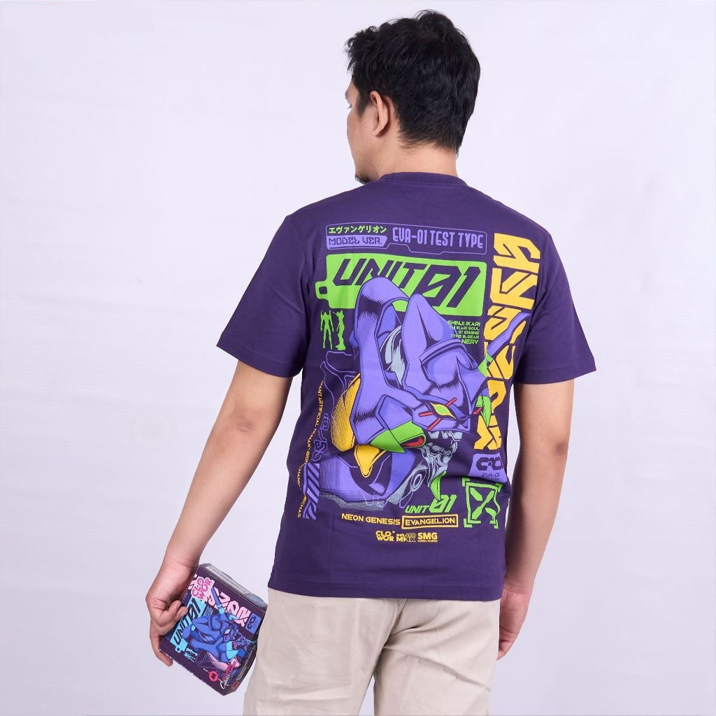 Evangelion Unit 01 Ayanami Rei Neon Genesis Evangelion - model wearing streetwear look | Zewearsy Store