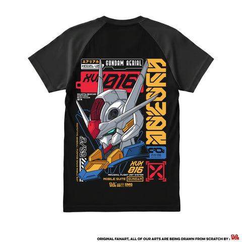 XVX-016RN Gundam Aerial Rebuild Suletta Mercury Mobile Suit  - full front view | Zewearsy Store