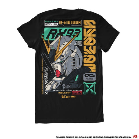 RX-93 Nu Amuro Ray Mobile Suit Gundam: Char's Counterattack - full front view | Zewearsy Store