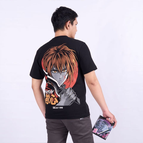Samurai X Himura Kenshin Rurouni Kenshin - model wearing streetwear look | Zewearsy Store