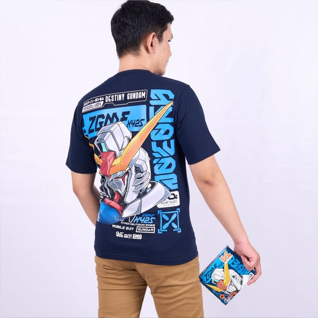 ZGMF-X42S Destiny Shinn Asuka Mobile Suit Gundam SEED Destin - model wearing streetwear look | Zewearsy Store