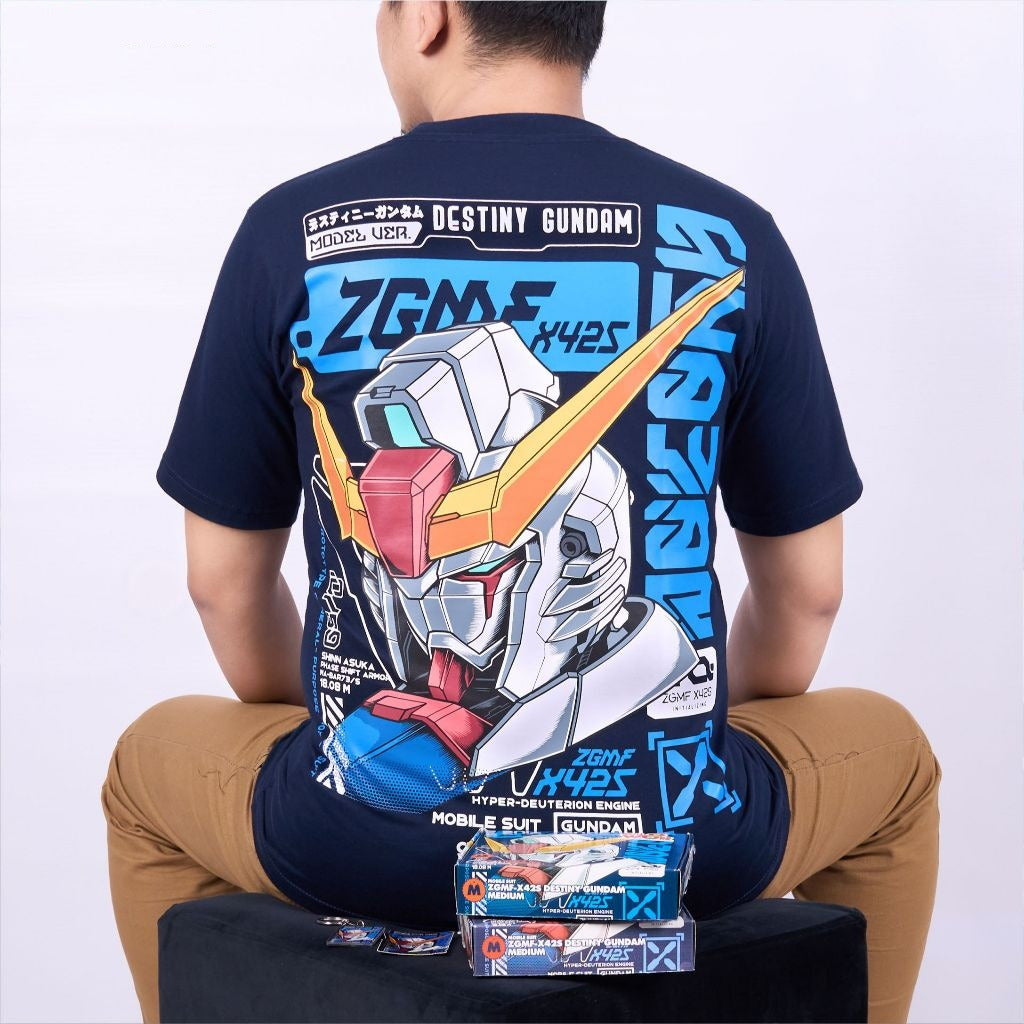 ZGMF-X42S Destiny Shinn Asuka Mobile Suit Gundam SEED Destin - anime t-shirt front design | Zewearsy Store