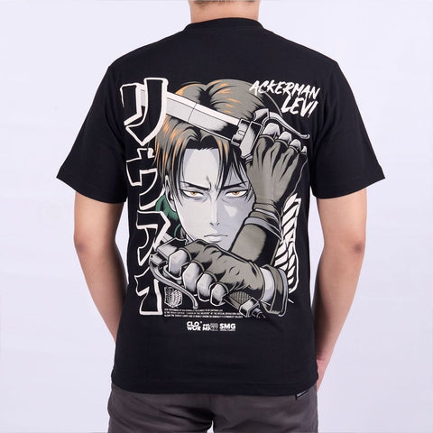 Levi Ackerman Attack on Titan Shingeki no Kyojin - on model - unisex fit | Zewearsy Store