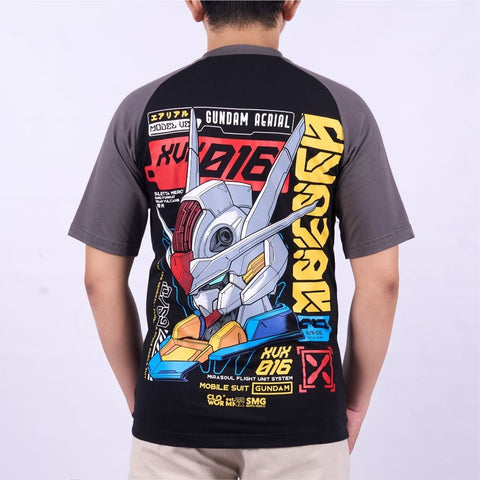 XVX-016RN Gundam Aerial Rebuild Suletta Mercury Mobile Suit  - on model - unisex fit | Zewearsy Store