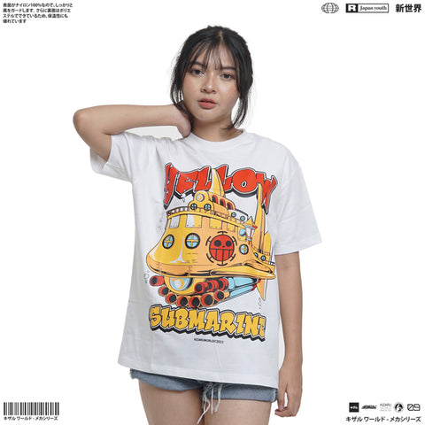 Japan Anime Short Sleeve T Shirt One Piece YELLOW SUBMARINE SHIP TRAFALGAR LAW | Japan Apparel