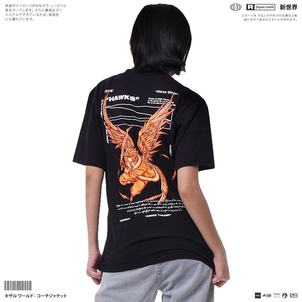 Japan Anime Short Sleeve T Shirt - HAWKS | Japan Apparel | Zewearsy Store