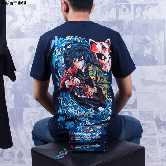 Tomioka Giyuu The Water Pillar T-Shirt - Demon Slayer Anime Apparel