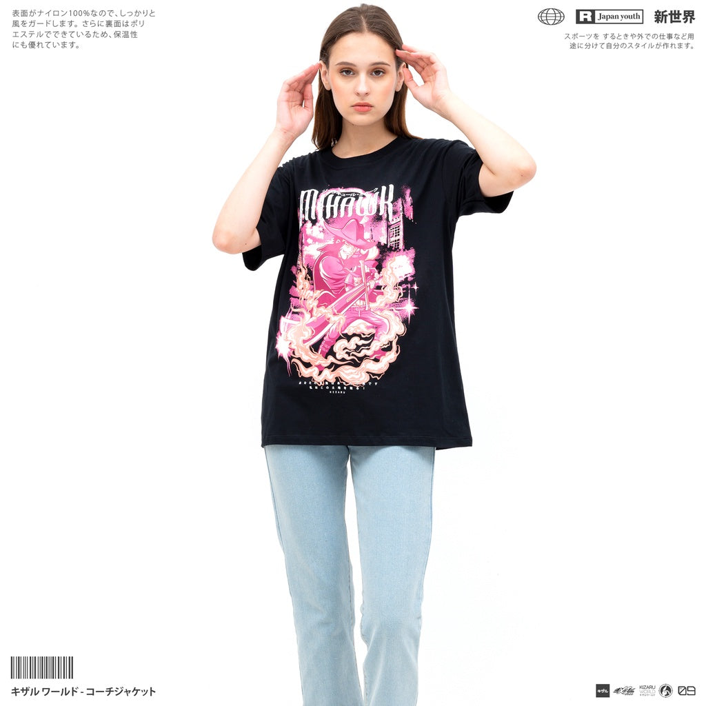 Japan Anime Short Sleeve T Shirt - One Piece DRACULE MIHAWK Black | Japan Apparel | Zewearsy Store