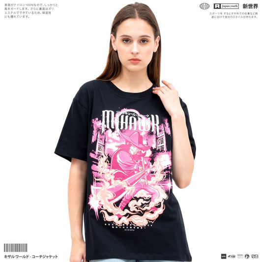 Japan Anime Short Sleeve T Shirt - One Piece DRACULE MIHAWK Black | Japan Apparel | Zewearsy Store