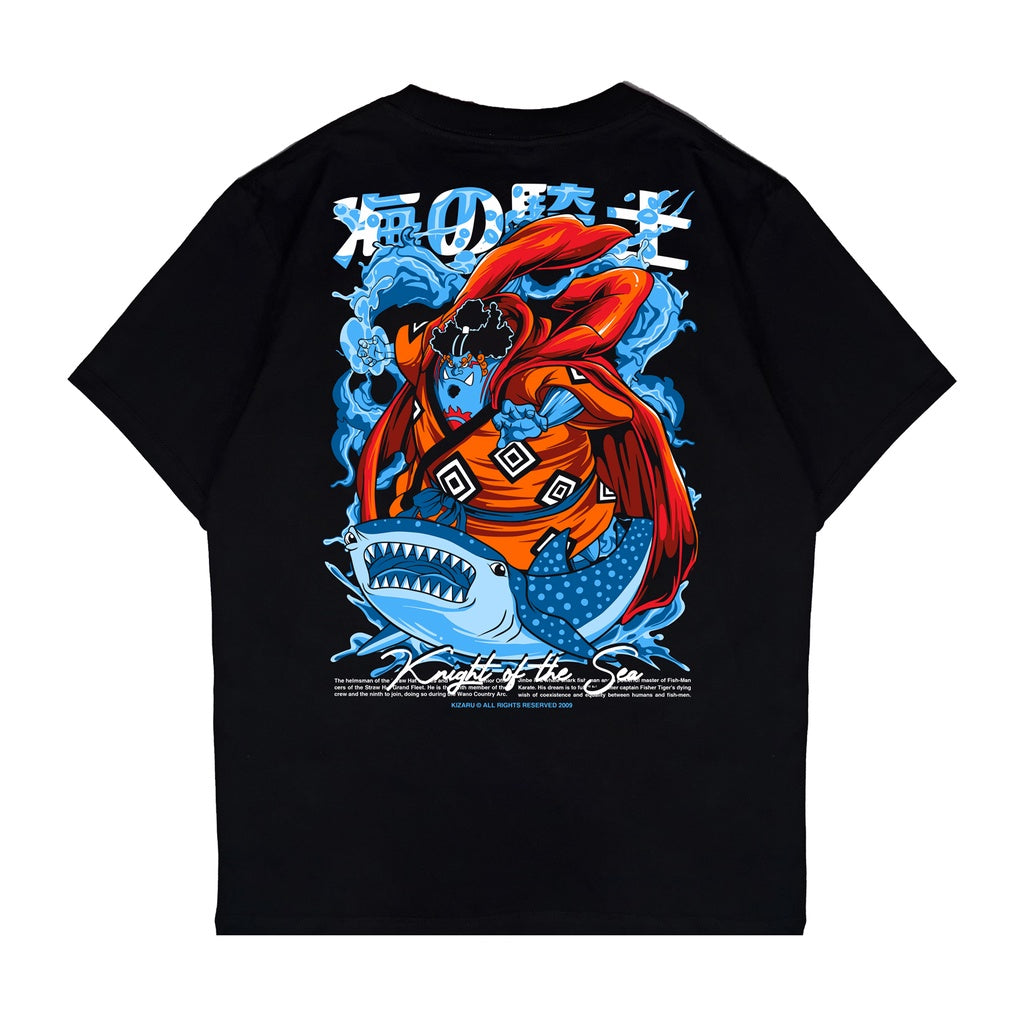 Japan Anime Short Sleeve T Shirt - One Piece JINBEI Black | Japan Apparel | Zewearsy Store