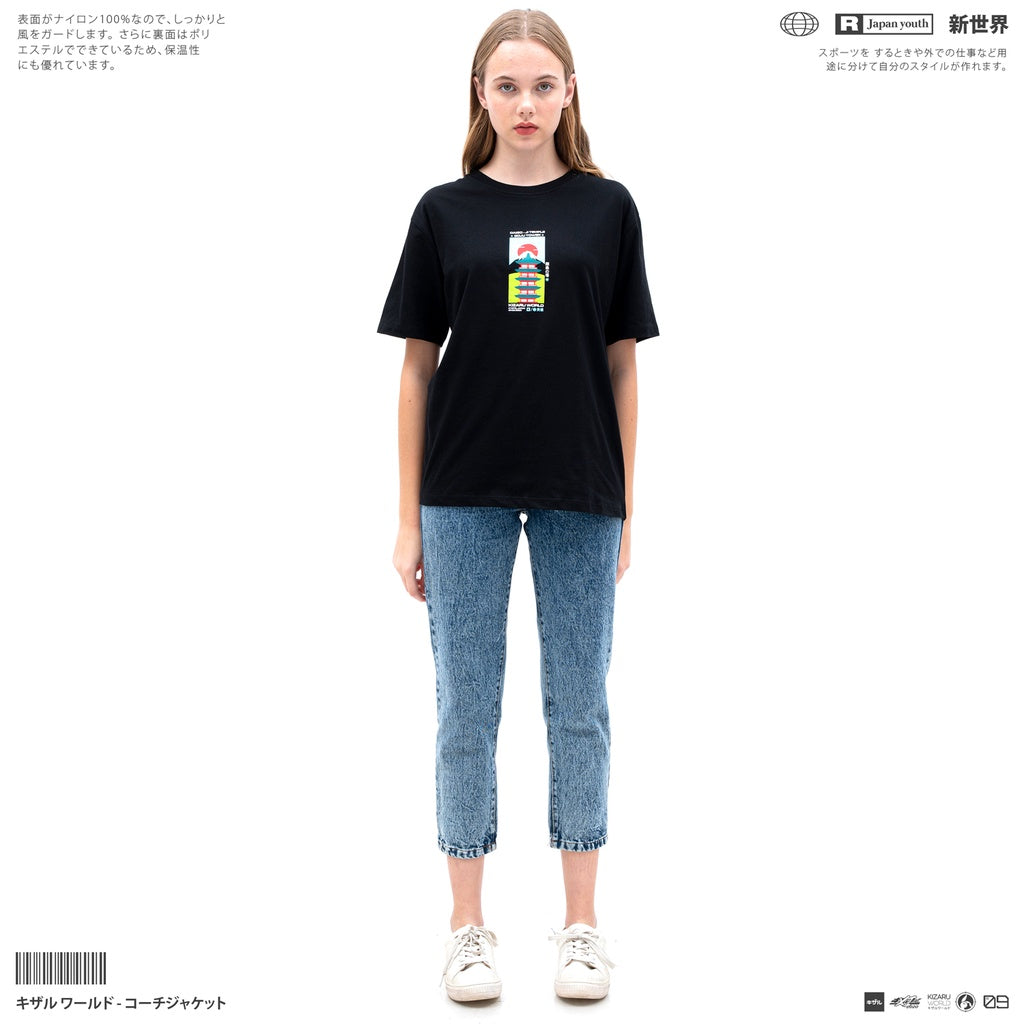 Japan Streetwear Short Sleeve T Shirt - Origin KYOTO GOJU TOWER | Japan Apparel