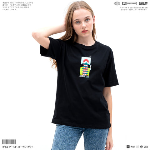 Japan Streetwear Short Sleeve T Shirt - Origin KYOTO GOJU TOWER | Japan Apparel