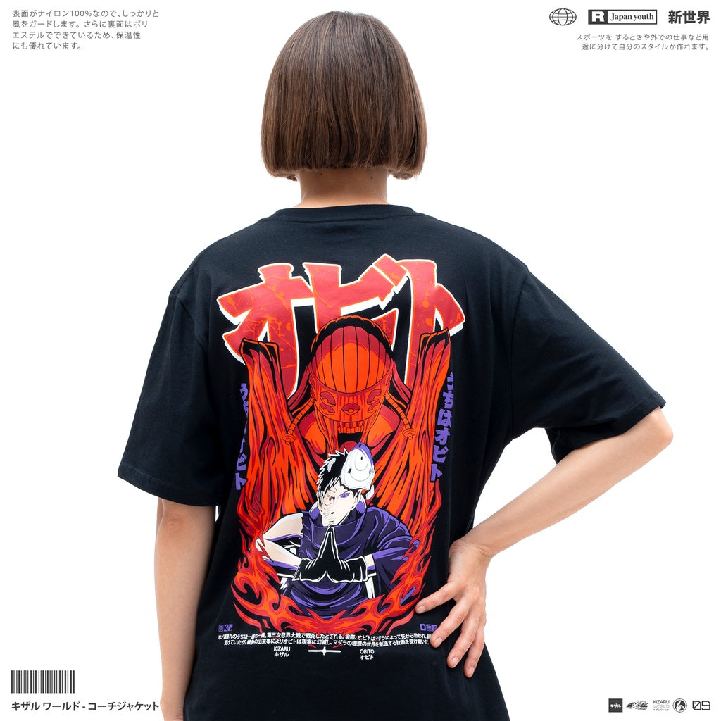 Japan Anime Short Sleeve T Shirt - Naruto UCHIHA OBITO | Japan Apparel