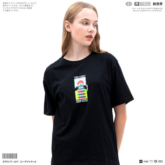 Japan Streetwear Short Sleeve T Shirt - Origin KYOTO GOJU TOWER | Japan Apparel