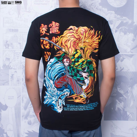 Kamado Tanjiro Sun Breathing T-Shirt - Demon Slayer | Kimetsu no Yaiba Anime