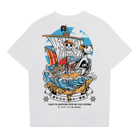 Japan Anime Short Sleeve T Shirt - One Piece GOING MERRY | Japan Apparel