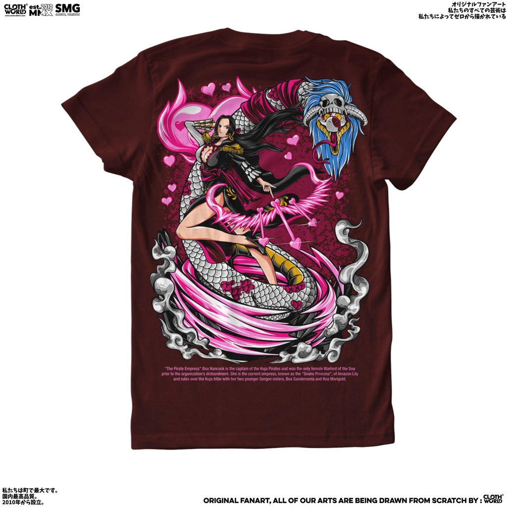 Boa Hancock The Pirate Empress T-Shirt - Kuja Pirates & Shichibukai | One Piece Anime