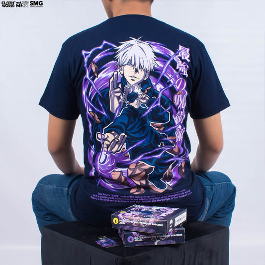 Gojo Satoru Six Eyes T-Shirt - Jujutsu Kaisen Anime Apparel