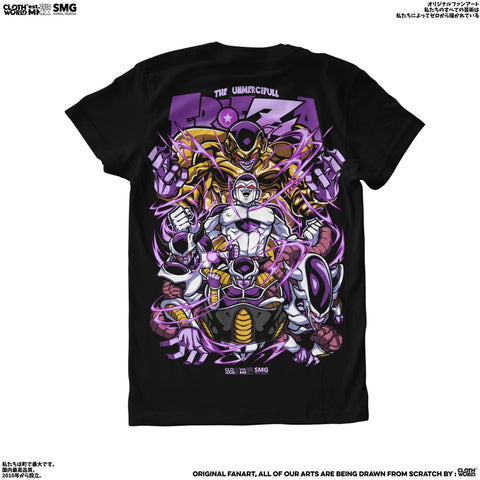 Frieza All Forms T-Shirt - Golden Freeza | Dragon Ball Anime Apparel