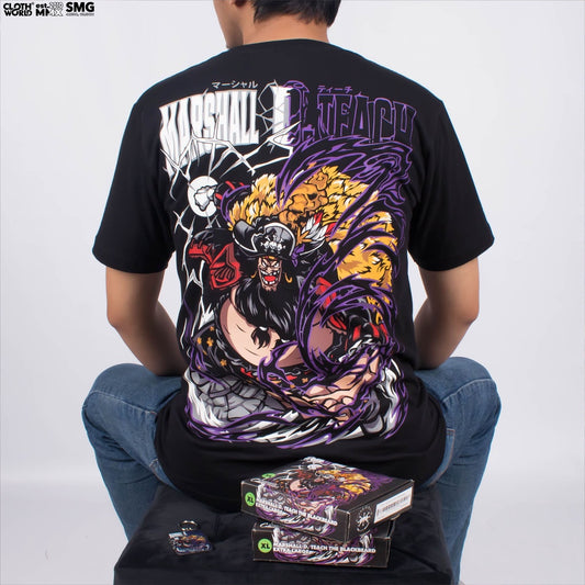 Marshall D. Teach The Blackbeard T-Shirt - Yonkou | One Piece Anime