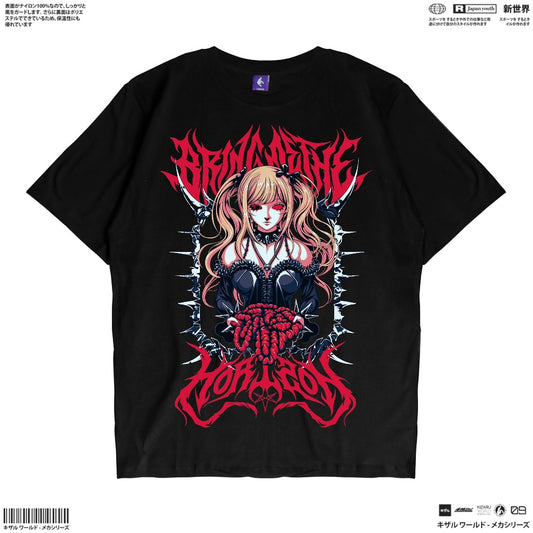 Band T Shirt Streetwear Style - BRING ME THE HORIZON DEATH NOTE | Japan Apparel